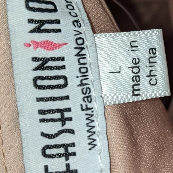 Tan Midi Dress From Fashion Nova - Picture 4 of 8